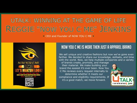 U TALK Winning at the game of life- Reggie Jenkins