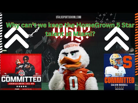“Why can’t  we keep 5 STAR Home Grown talent at Miami?” Miami Hurricanes U TALK LIVE-257