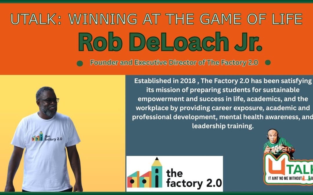 Founder and Executive Director of The Factory 2.0 Rob DeLoach Jr