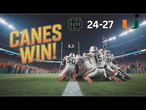 Miami Didn’t Just Beat Notre Dame — It Bought Itself the One Thing Money Can’t Buy: Margin for Error
