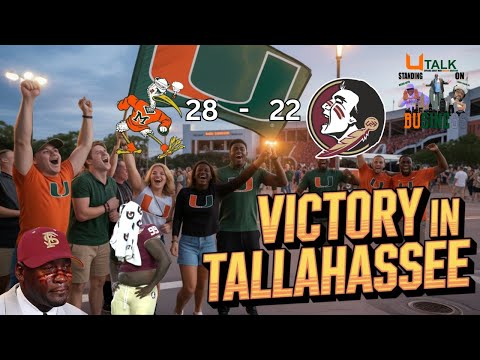 “Miami 28-22 FSU” Recap Show U TALK LIVE-270