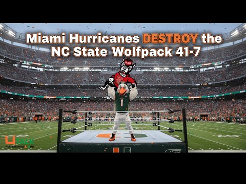 Recap Show NC State 7 -41 Miami U TALK IVE-280