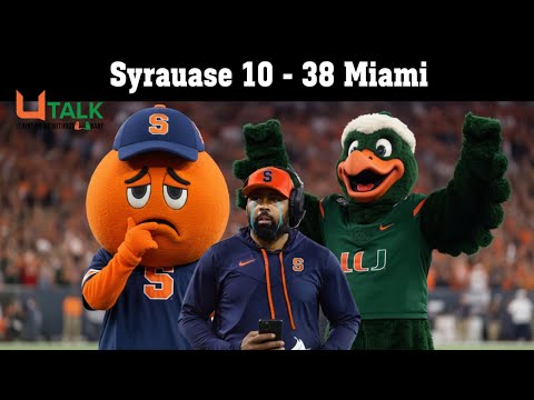 Recap Show Syracuse 10 – 38 Miami U TALK LIVE-278