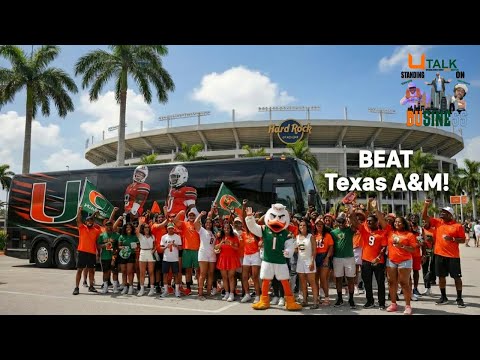Miami vs Texas A&M IT’S HERE Hype Show U TALK LIVE-285